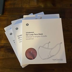 Lululemon ear loop face mask